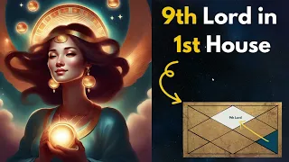 9TH LORD of Luck & Fortune in 1ST HOUSE of a Birth Chart in Vedic Astrology | Soma Vedic Astrology