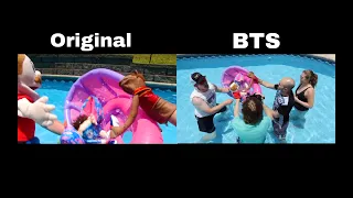 SML Movie: Jeffy's Swimming Lessons! | Original & BTS | (Side-by-Side)