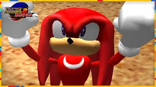 Sonic Adventure 2 Battle - Wild Canyon (1st Mission, A-Rank) Knuckles gameplay