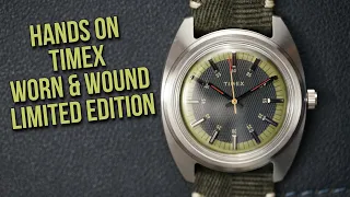 Hands on with the TIMEX x Worn & Wound WW75 Limited Edition Hand-Wound Dress watch