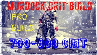 Paragon Murdock Crit Build 700-800 Crit!  22-1  17-1 gameplay
