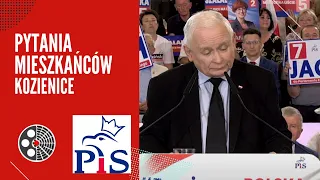 Jarosław Kaczyński - pytania mieszkańców Kozienic