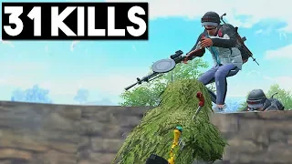 I PRETENDED TO BE A BOT!! | 31 KILLS SOLO vs SQUADS | PUBG Mobile 🐼