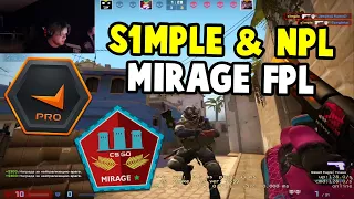 S1MPLE & NPL! - NaVi MIRAGE FPL w/ SENER1 vs woxic, degst3r & More 🔥