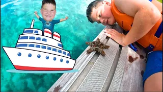 CALEB goes on a CRUISE VACATION! CRUISE ROUTINE with Kids! We spotted a sea turtle and Starfish!