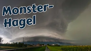 RIESENHAGEL und SUPERZELLEN über Norditalien am 24. Juli 2023  | Stormchasing 2023 ⛈