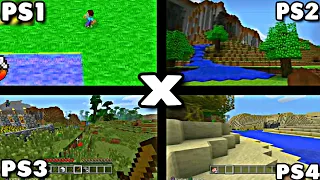 MINECRAFT PS1 VS PS2 VS PS3 VS PS4