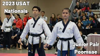 2023 USA Taekwondo Nationals Junior Pair Poomsae