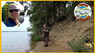 Рыбалка на донки в сентябре,ловим на пенопласт и сало.