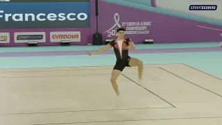 SEBASTIO Francesco (ITA) 13th European Aerobic Championships Antalya 2023 (2nd place)