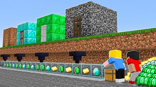 4 FORMAS de roubar ESMERALDAS das CASAS SEGURAS no Minecraft