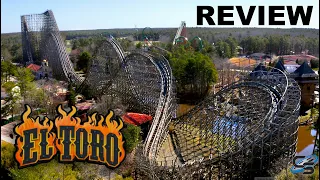 El Toro Review Six Flags Great Adventure Intamin Pre-Fabricated Wooden Roller Coaster