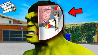 GTA 5 : Shin Chan & Franklin Enters Hulks Head & Controlling Hulk Brain & Super Powers in Telugu