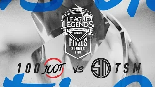 100 vs. TSM | Third Place Game 1 | NA LCS Summer Playoffs | 100 Thieves vs. TSM (2018)