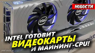 ▶ДАТА выхода ВИДЕОКАРТ INTEL ARC Alchemist: какие и когда? ▶ CPU Intel для БЛОКЧЕЙН: майнингу КАПУТ!