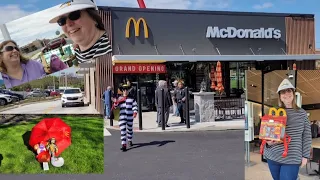 McDonalds Grand Opening with Renee from Rats Stash- Someones goes to the ER!  You'll never guess who