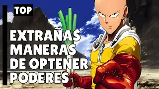 7 FORMAS más EXTRAÑAS de OPTENER PODERES en el ANIME