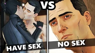 Telltale Batman Episode 3 - HAVE SEX WITH CAT WOMAN vs DON'T HAVE SEX - (Batman EP3 Choices)