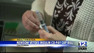 California Governor Gavin Newsom vetoed insulin co-pay cap bill