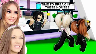 WE WERE BREAKING INTO PEOPLES HOMES AND I GOT BANNED in BROOKHAVEN with IAMSANNA (Roblox Roleplay)