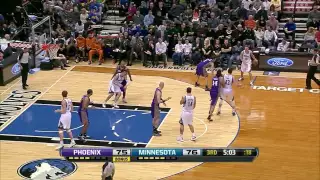 Alexey Shved Double-Double Highlights vs Phoenix Suns (29.12.2012.)