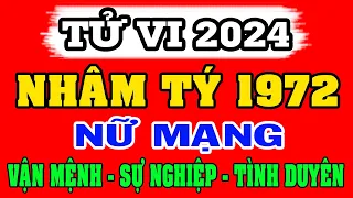 Tử vi năm 2024 tuổi NHÂM TÝ 1972 Nữ Mạng - Vận Mệnh, Công Việc, Tình duyên, Sức khỏe