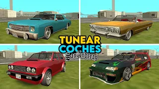 10 Formas de TUNEAR Coches en GTA San Andreas #2