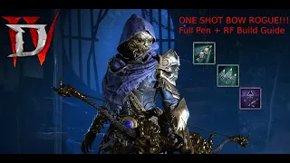 One Shot Bow Rogue! Diablo 4 Season of the Construct