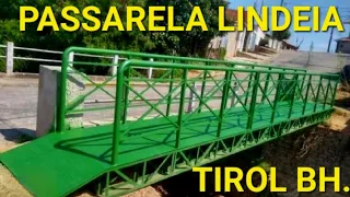 OBRAS PASSARELA LIGA BAIRRO LINDEIA TIROL BELO HORIZONTE MINAS GERAIS BRASIL.