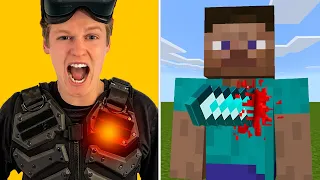 If I Take Damage in Minecraft, I Feel Real Pain!