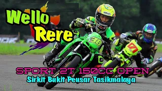 WELLO VS RERE ‼️ Kelas Sport 2Tak 150cc Open Sirkuit Bukit Peusar Tasikmalaya