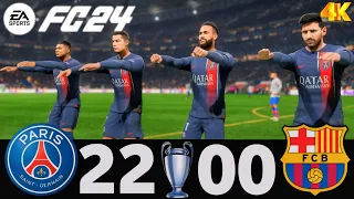 FIFA 24 - What Happen If Ronaldo Messi Neymar And Play Together On PSG