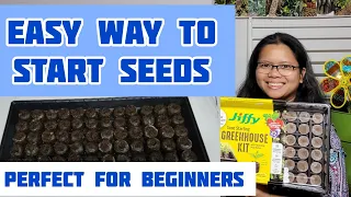 Easy Way To Start Seeds Indoors | How To Use Peat Pellets