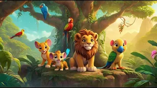 ✨ "Leo the Lion Cub's Magical Adventure | Fun Animal Story for Kids by Amaris Creation" 🐭🌟