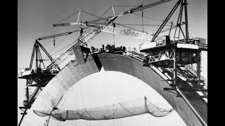 Construction of the Gateway Arch, St. Louis Documentary Film (1965)