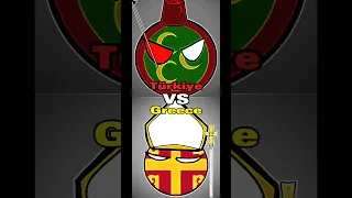 Turkey vs Greece #countryballs #edit #shorts