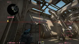 csgo dust2 64tick upper tunnels smoke B window