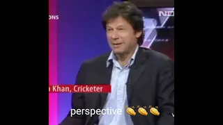 imran khan beautifuly answer a question asked by an indian girl #imrankhan #pti #cricket #indiangirl