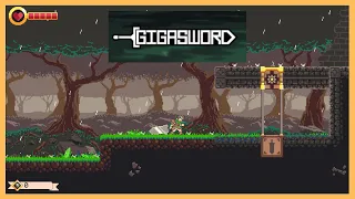 GigaSword  Full Demo Gameplay Walkthrough - Action Puzzle Metroidvania Game - [No Commentary]