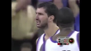 Peja Stojakovic 29 Points 3 Ast Vs. Timberwolves, 2004 Playoffs Game 3.