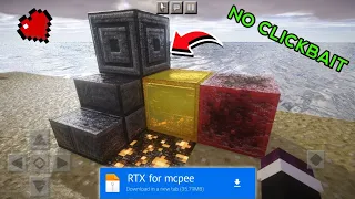 RTX Shader For Mcpe 1.20 | Render Dragon Shader Mcpe 1.20 | Realistic Minecraft PE | In Hindi