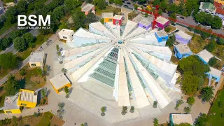 Piramida e rikonstruktuar e Tiranës | The Pyramid of Tirana - Albania 2023 [4K Drone Video]