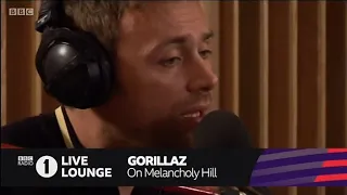 Gorillaz - On Melancholy Hill | Live at BBC Radio 1, Live Lounge Sessions (18/11/2010)