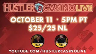 REZA!!! $25/25/50 NL w/ Reza, Art Papazyan, Nick Vertucci, Ronnie - Commentary by Marc Goone