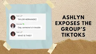 Ashlyn exposes the group's tiktoks || school bus graveyard