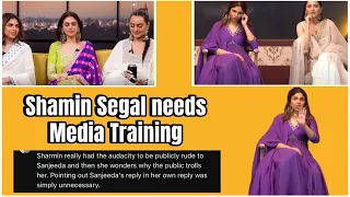 Why Sharmin Segal needs media training badly| Sharmin insulted Sanjeeda Sheikh| Unbearable interview