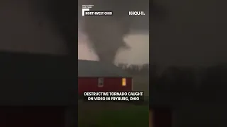 Destructive Ohio tornado caught on camera #Shorts