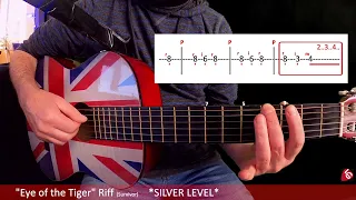 "Eye of the Tiger" Easy Guitar Riff on one string