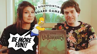 5 Disappointing Board Games We Own