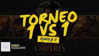 FEUDOTORNEO. RONDA 2 COMPLETA [CASTEO] [AGE OF EMPIRES 3 DE] *Gameplay Español*